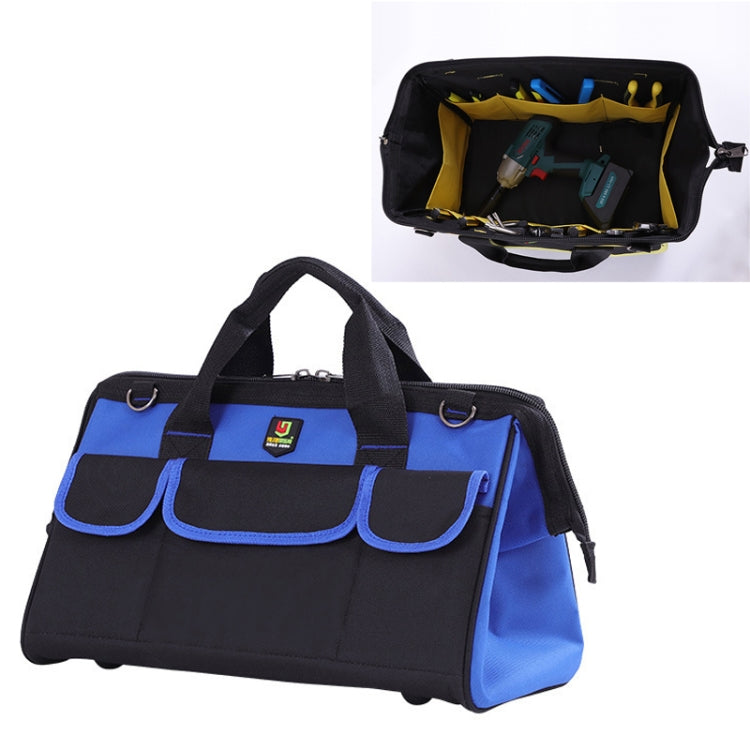 Multi-function Oxford Cloth Electrician Belt Pouch Maintenance Tools Handbag Shoulder Bag Convenient Hardware Tool Bag, Size : 19 inch, Size : 19 inch(Yellow), Size : 19 inch(Blue)