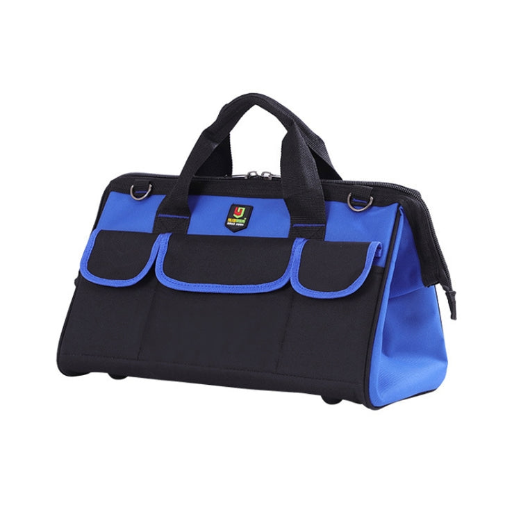 Multi-function Oxford Cloth Electrician Belt Pouch Maintenance Tools Handbag Shoulder Bag Convenient Hardware Tool Bag, Size : 19 inch, Size : 19 inch(Blue)