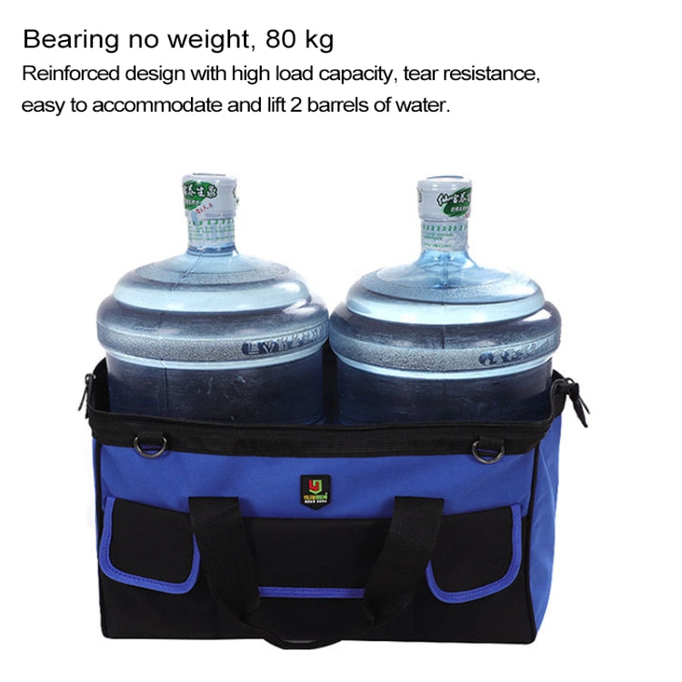 Multi-function Oxford Cloth Electrician Belt Pouch Maintenance Tools Handbag Shoulder Bag Convenient Hardware Tool Bag, Size : 19 inch, Size : 19 inch(Yellow), Size : 19 inch(Blue)