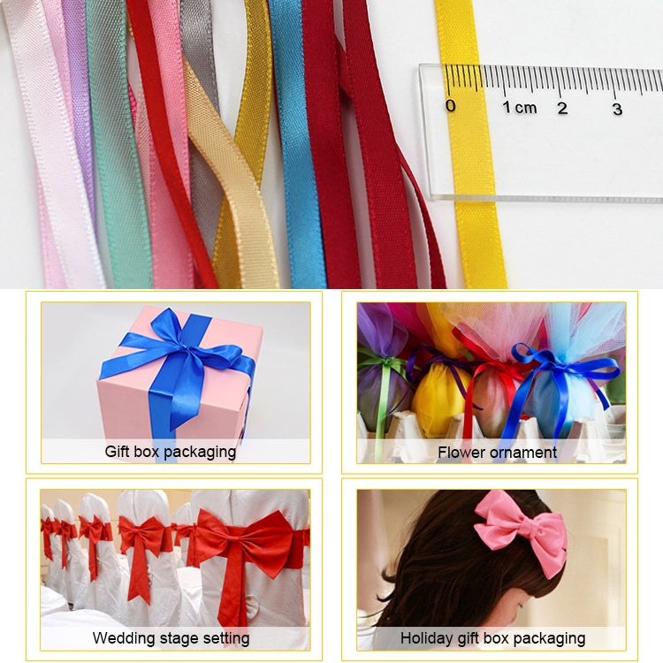 High Density Polyester Hand Woven Ribbon, Size: 91m x 0.6cm, Color Satin Ribbons 2, Color Satin Ribbons 3, Color Satin Ribbons 1, Color Satin Ribbons 4