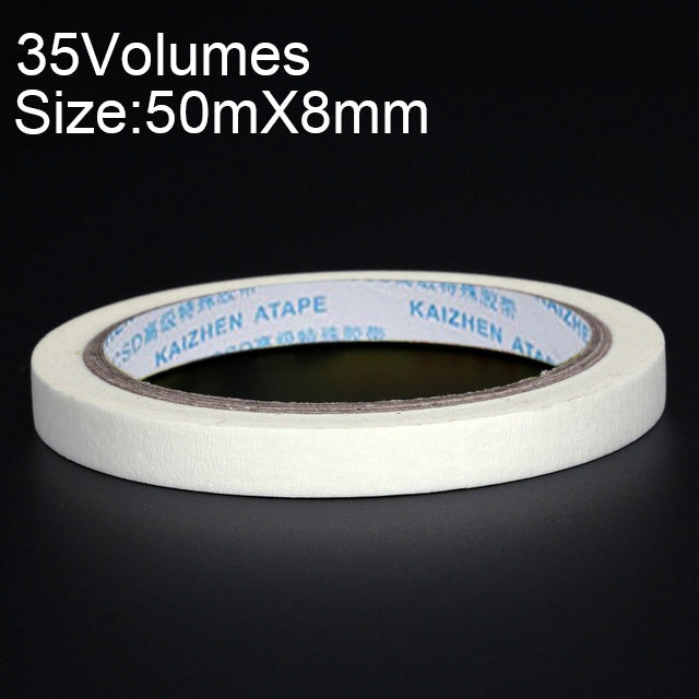 35 Volumes High Adhesion Decoration Spraying Masking office Writing Beautiful Paper Tape, Size: 50m x 8mm, Size: 50m x 8mm