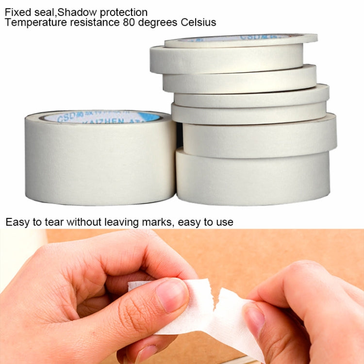 9 Volumes High Adhesion Decoration Spraying Masking office Writing Beautiful Paper Tape, Size: 50m x 30mm, 50m x 30mm