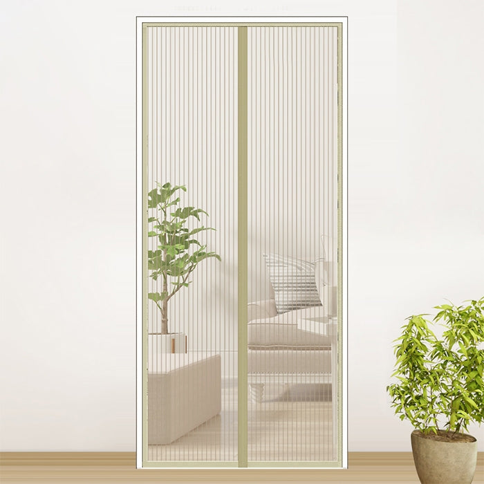 Magnetic Door Curtain Mosquito-proof Screen Door Curtain, Size:190x100cm, Size:190x100cm(Beige), Size:190x100cm(White), Size:190x100cm(Black), Size:190x100cm(Coffee)