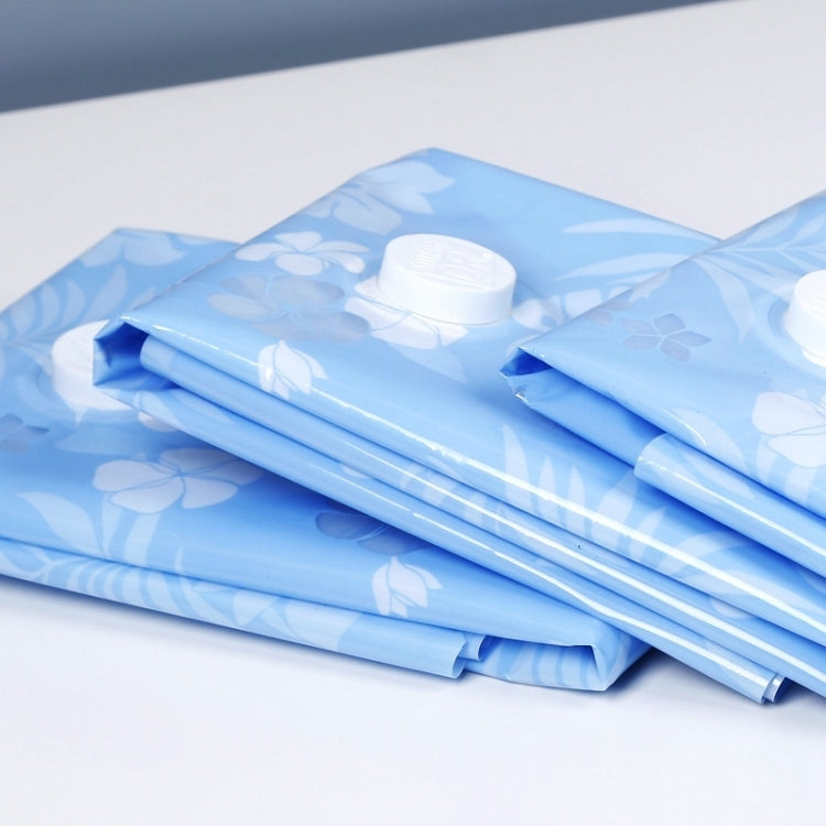 Space Saving Orchids Pattern Vacuum Storage Bag, Thinken Quilts Clothing Vacuum Seal Storage Bag, Size: 50*70 cm, Size: 50*70 cm