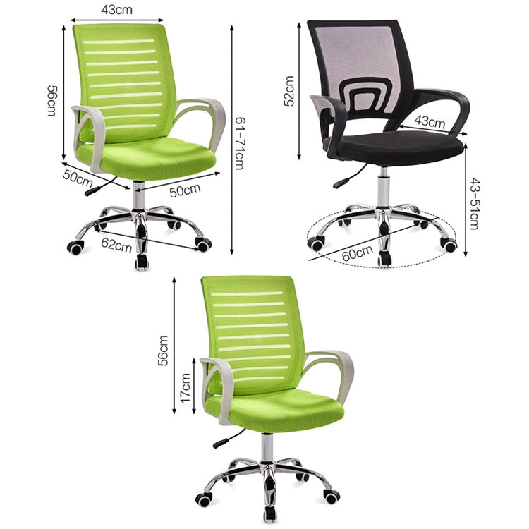 9050 Computer Chair Office Chair Home Latex Back Chair Comfortable Black Frame Desk Chair, Black Frame(Black)