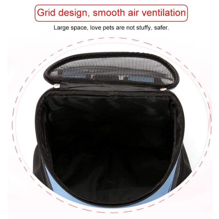 Portable Folding Nylon Breathable Pet Carrier Backpack, Size: 45 x 36 x 31cm, Size: 45 x 36 x 31cm Black, Size: 45 x 36 x 31cm Coffee, Size: 45 x 36 x 31cm Blue, Size: 45 x 36 x 31cm Red