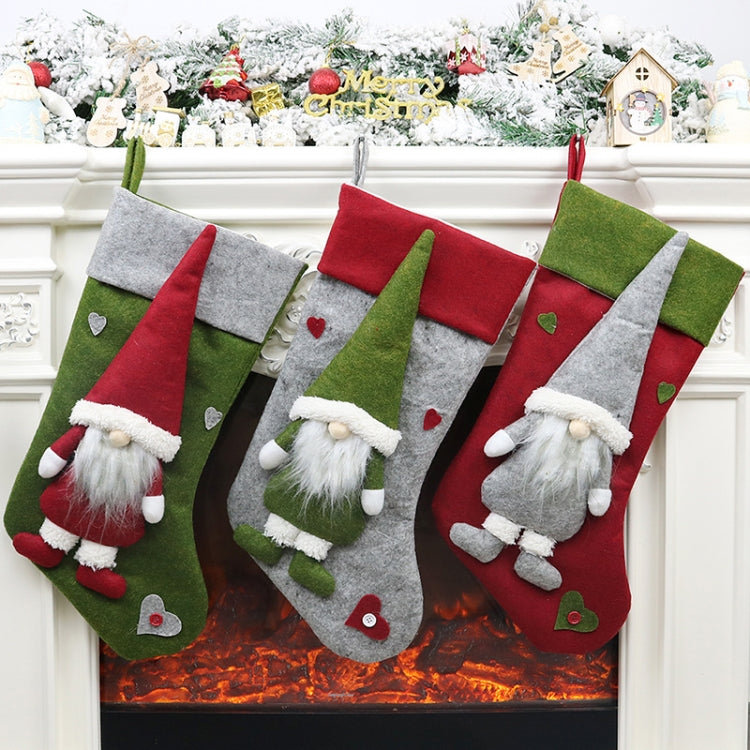 CX20204 Faceless Doll Christmas Sock Gift Bag Christmas Tree Pendant Decoration