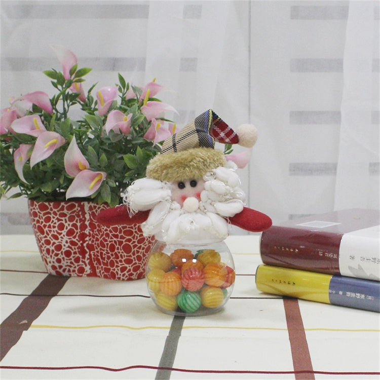 Circle Shape Elk Candy Jar Christmas Decoration, Circle Shape