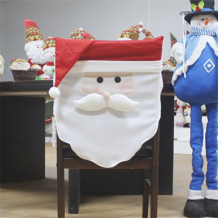 Snowman Pattern Dinner Table Chair Cover Christmas Decoration, Santa Claus Pattern, Snowman Pattern