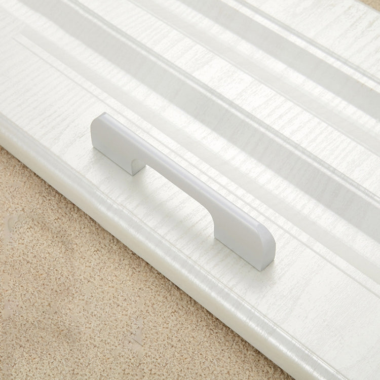 2049-96 Drawer Cabinet Door Aluminum Alloy Handle Straight Door Handle, 2049-96 (White)