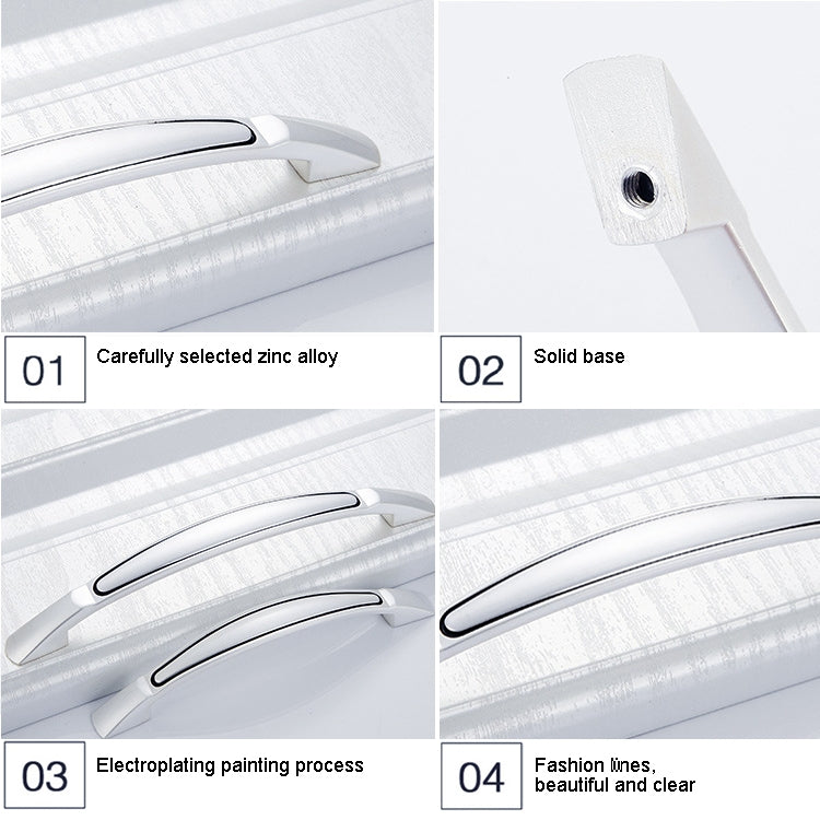 4086-96 Stainless Steel Cabinet Door Drawer Handle, 4086-96