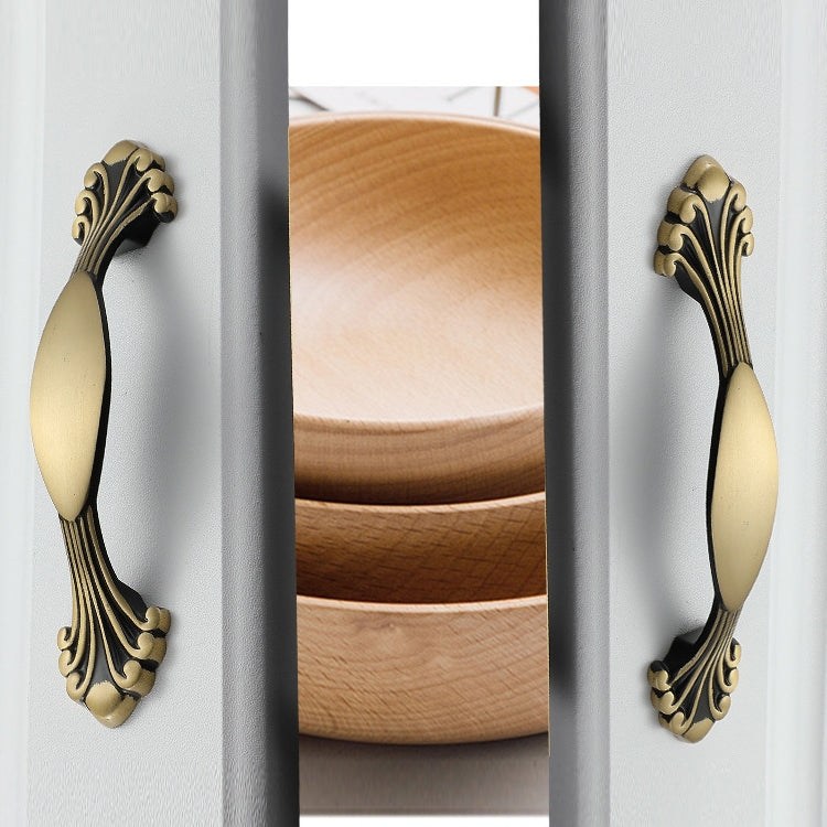 1006-128 Cabinet Wardrobe Door Handle Solid Copper Door Handle, 1006-128