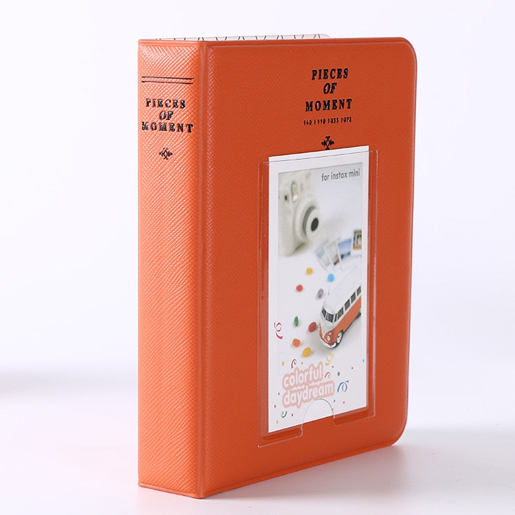 3 inch DIY Film Mulching PU Insert Type Mini Receive Photo Album, Random Color, Film Mulching