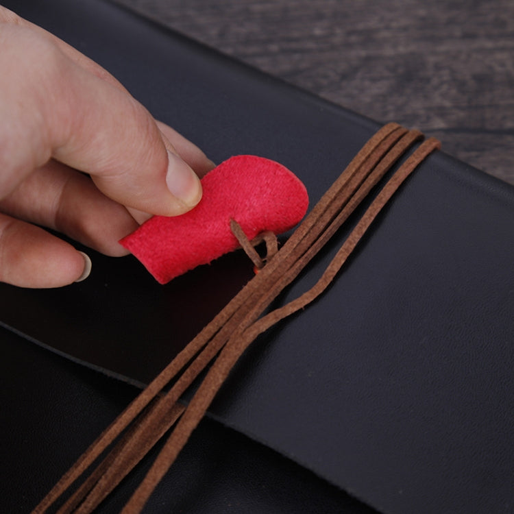 DIY Creativity Loose-leaf Imitation Leather Retro Love Heart Lock Pattern Commemorative Photo Album, Size: M, Size: M