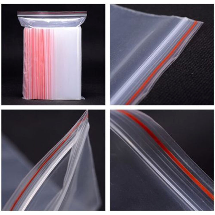 100pcs/pack PE Self Sealing Clear Zip Lock Packaging Bag, 5cm x 7cm, Custom Printing and Size are welcome, 5*7cm