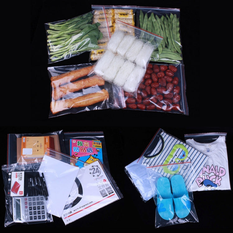 100pcs/pack PE Self Sealing Clear Zip Lock Packaging Bag, 5cm x 7cm, Custom Printing and Size are welcome, 5*7cm
