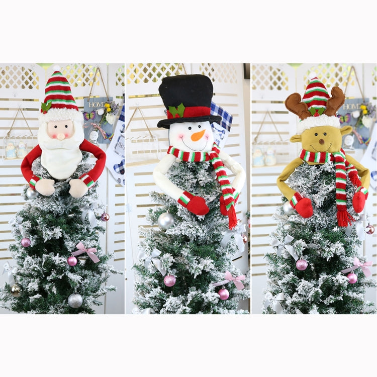 CX20206 Santa Claus Pattern Christmas Tree Pendant Decoration, Size: S, Size: S