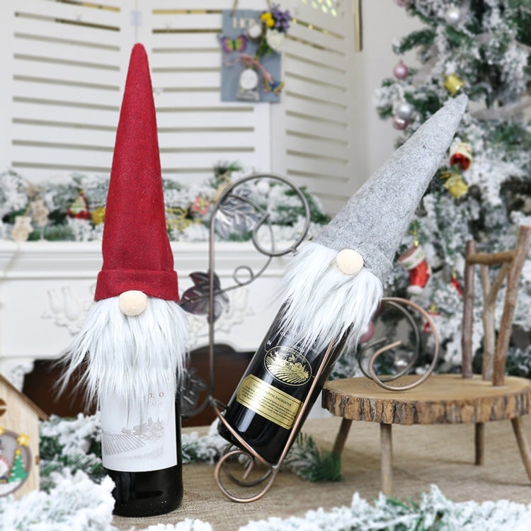 2 PCS CX20214 Faceless Doll Wine Bottle Bag Christmas  Decoration