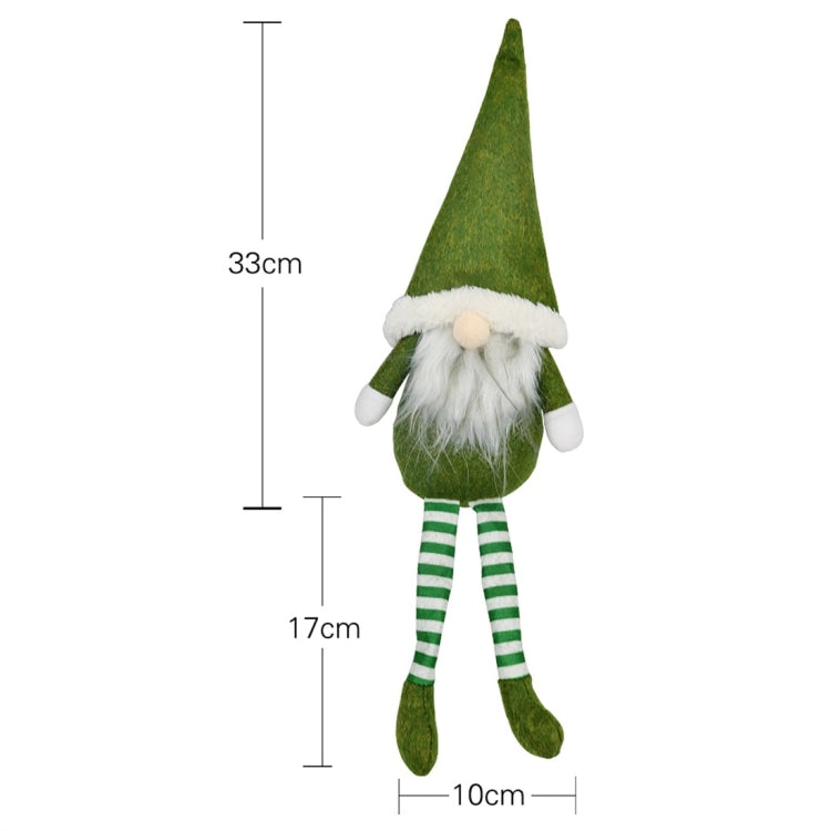 CX20218 Faceless Long-legged Sitting Doll Window Ornament Christmas Decoration