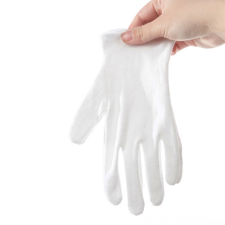 12 Pairs Labor Insurance Work Gloves, Cotton Single-sided, Cotton Single-sided