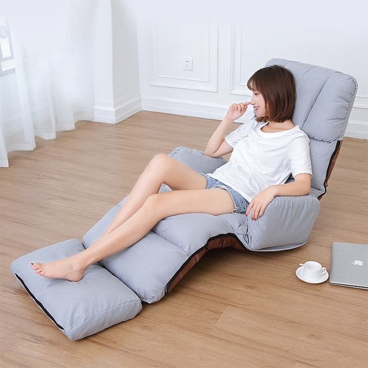C5 Lazy Sofa Bed Bedroom Leisure Armrest Recliner Single Sofa Recliner, 175x56x17cm (Navy Blue), 175x56x17cm (Coffee), 175x56x17cm (Green), 175x56x17cm (Grey)