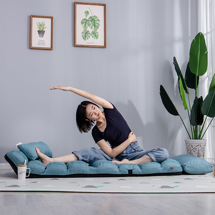 C1 Lazy Couch Tatami Foldable Single Recliner Bay Window Creative Leisure Floor Chair, Size: 175x56x20cm, 175x56x20cm (Rose Red), 175x56x20cm (Red), 175x56x20cm (Purple), 175x56x20cm (Lake Blue), 175x56x20cm (Khaki), 175x56x20cm (Green)                ...