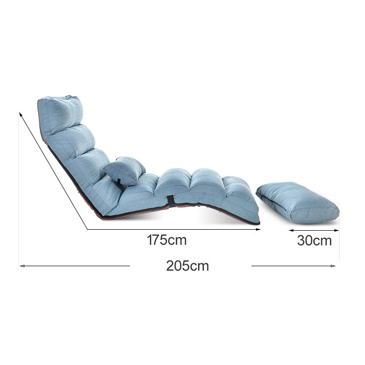 C1 Lazy Couch Tatami Foldable Single Recliner Bay Window Creative Leisure Floor Chair, Size: 175x56x20cm, 175x56x20cm (Rose Red), 175x56x20cm (Red), 175x56x20cm (Purple), 175x56x20cm (Lake Blue), 175x56x20cm (Khaki), 175x56x20cm (Green)                ...