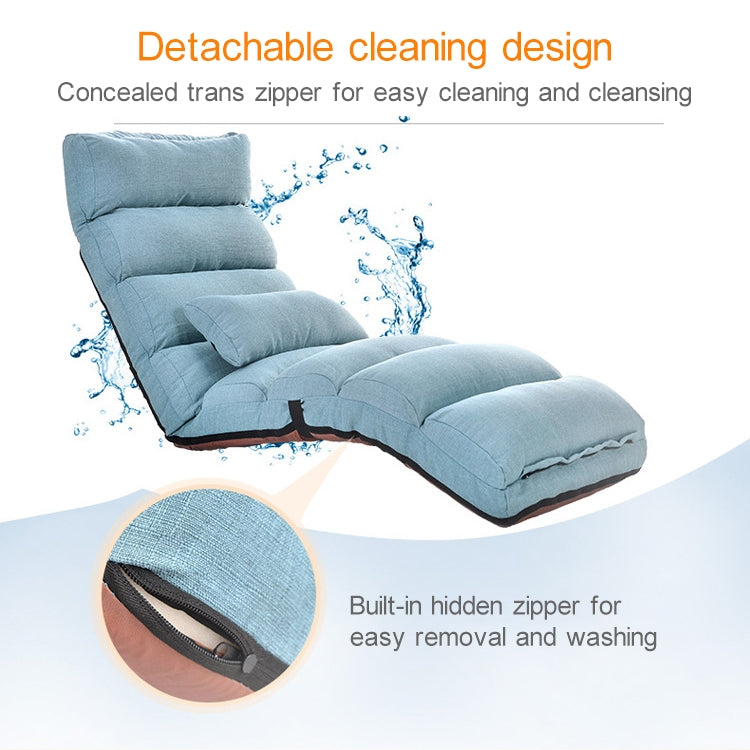 C1 Lazy Couch Tatami Foldable Single Recliner Bay Window Creative Leisure Floor Chair, Size: 175x56x20cm, 175x56x20cm (Rose Red), 175x56x20cm (Red), 175x56x20cm (Purple), 175x56x20cm (Lake Blue), 175x56x20cm (Khaki), 175x56x20cm (Green)                ...