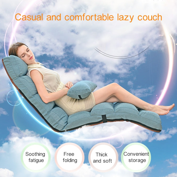 C1 Lazy Couch Tatami Foldable Single Recliner Bay Window Creative Leisure Floor Chair, Size: 175x56x20cm, 175x56x20cm (Rose Red), 175x56x20cm (Red), 175x56x20cm (Purple), 175x56x20cm (Lake Blue), 175x56x20cm (Khaki), 175x56x20cm (Green)                ...