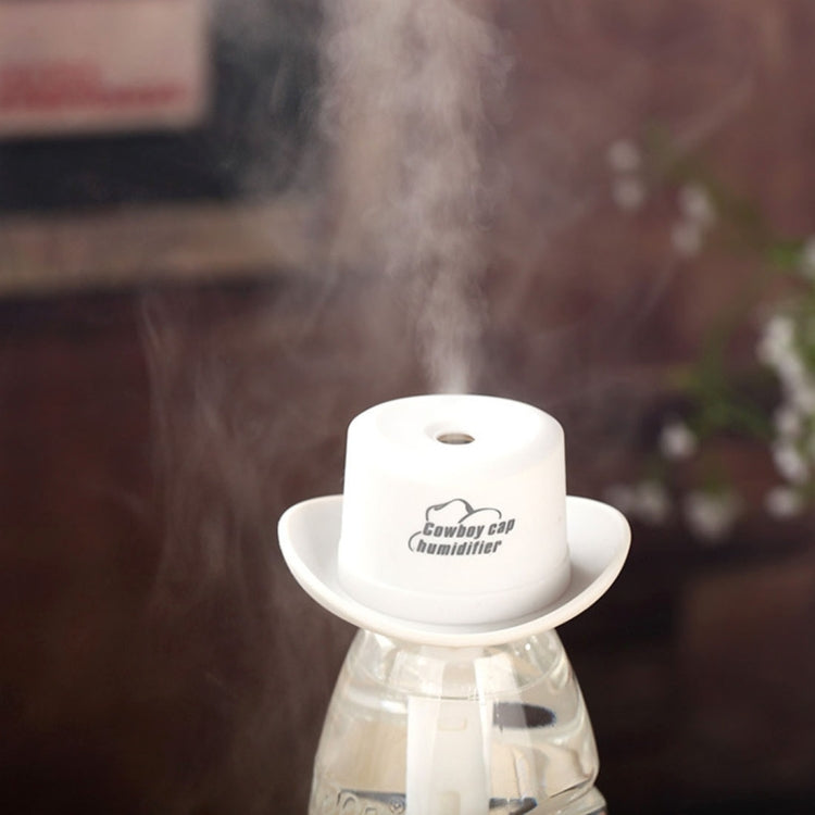 DC 5V USB Cowboy Cap Mini Humidifier Aromatherapy Air Purifier Humidifier for Office / Home Room / Car / Travel, Cowboy Cap Mini Humidifier