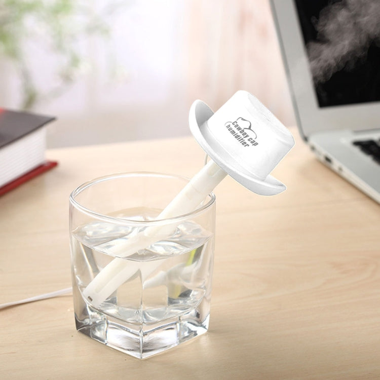 DC 5V USB Cowboy Cap Mini Humidifier Aromatherapy Air Purifier Humidifier for Office / Home Room / Car / Travel, Cowboy Cap Mini Humidifier