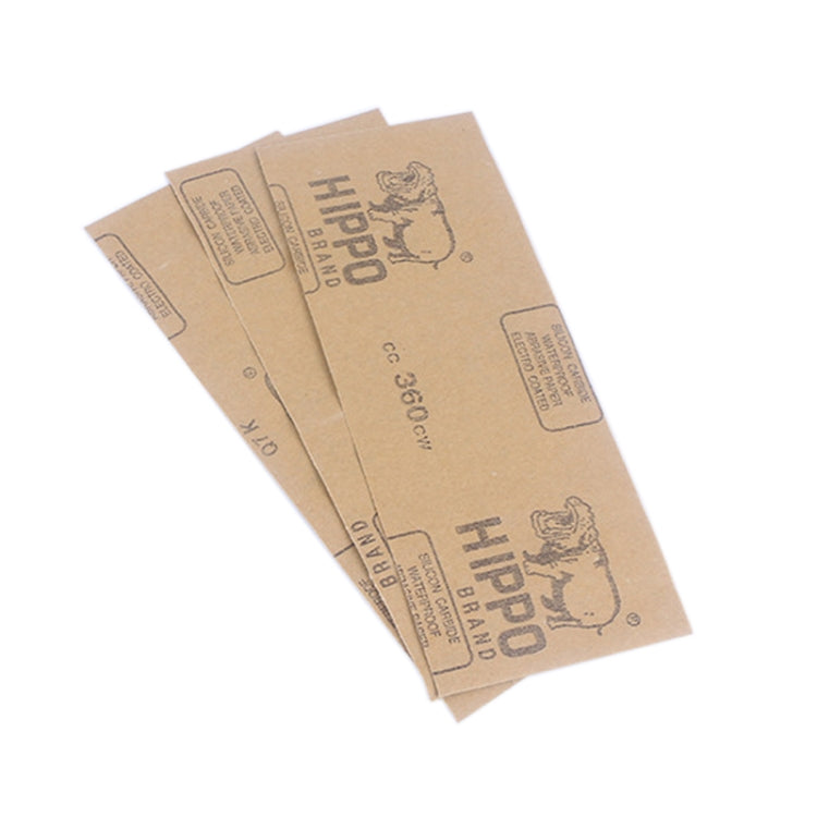 10pcs Grit 1200 Wet And Dry Polishing Grinding Sandpaper，Size: 23 x 9cm, Grit 1200