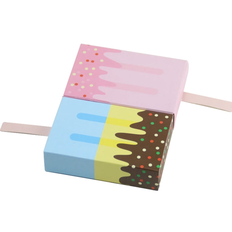 100 PCS European Creativity Ice Cream Candy Packing Box, Size: 10.5*6.8*2.8cm, Ice Cream shaped