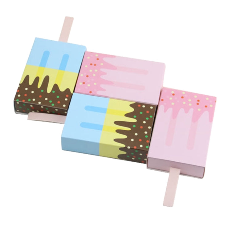 100 PCS European Creativity Ice Cream Candy Packing Box, Size: 10.5*6.8*2.8cm, Ice Cream shaped