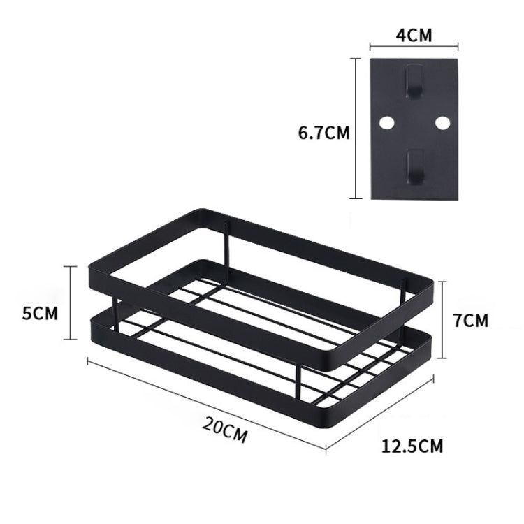 20cm Kitchen Punch-free Wall Mount Seasoning Storage Rack, 20cm