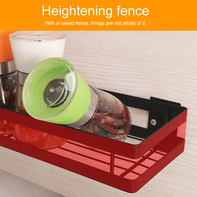 20cm Kitchen Punch-free Wall Mount Seasoning Storage Rack, 20cm