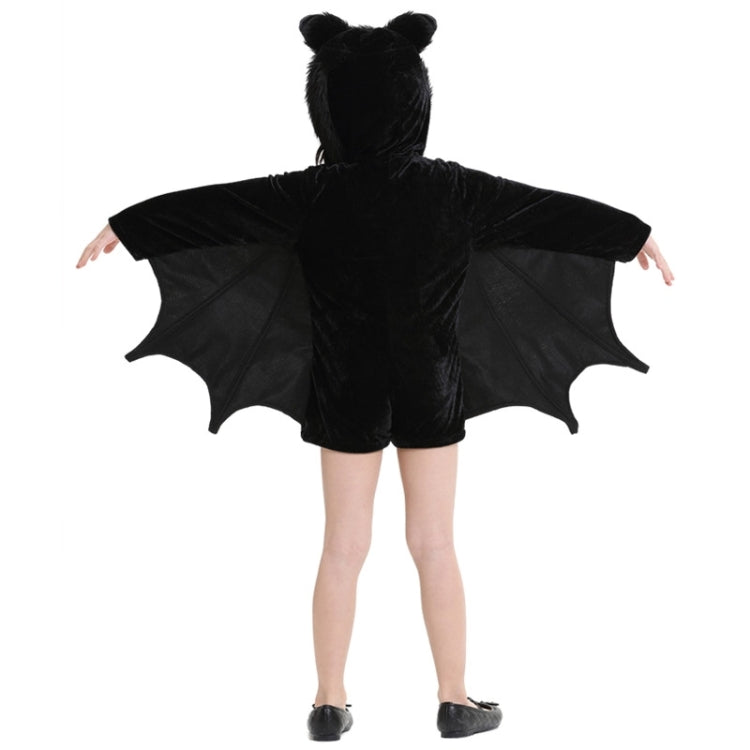 Halloween Costume Children and Women Bat Vampire Clothing Stage Performance Cosplay Clothing, Size:M, Bust: 90cm, Clothes Long: 70cm, Suggested Height:135-150cm, Size: M Children