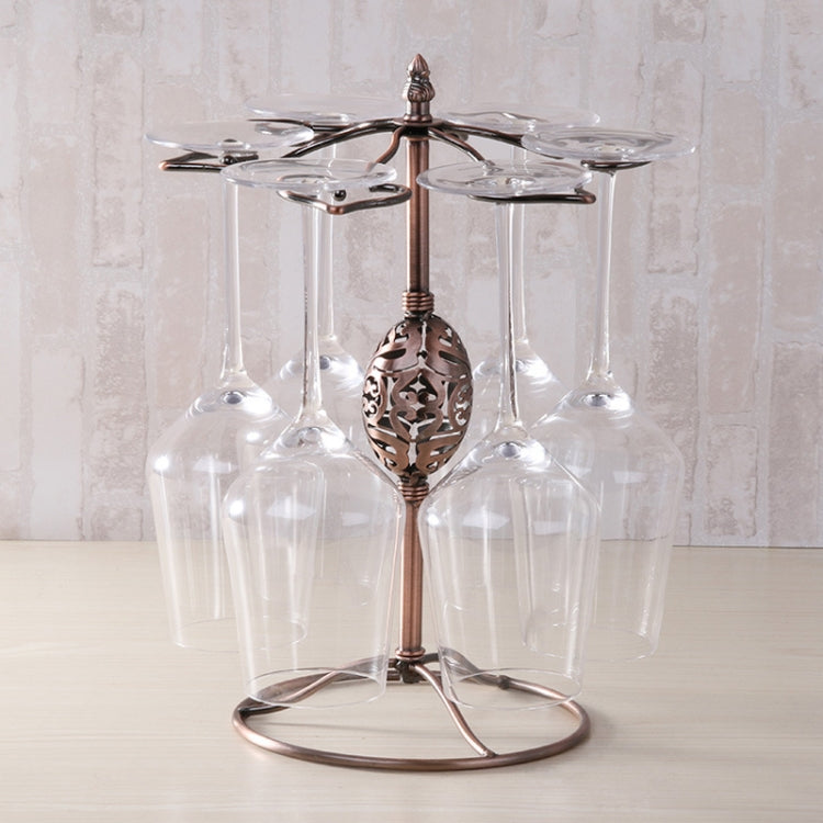 Iron Hanging Wine Glass Shelf Drain Rack Goose Egg Cup Holder, TC-1007