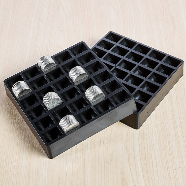 300 PCS Overlap Coins Game Coin Plastic Storage Box