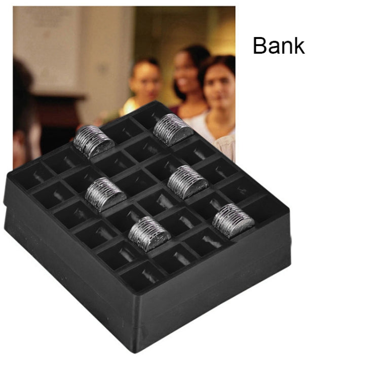 300 PCS Overlap Coins Game Coin Plastic Storage Box