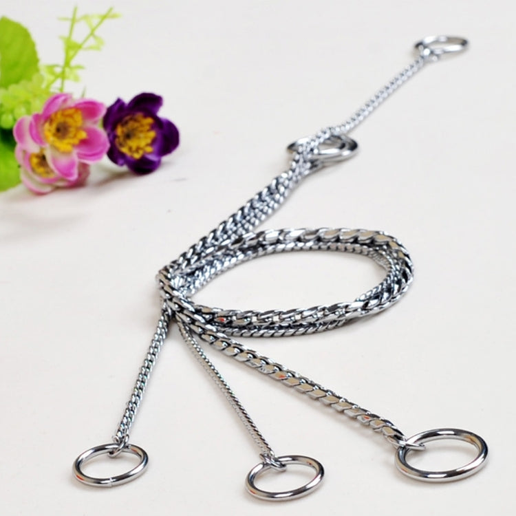 50cm x 3mm Pet P Chain Pet Collars Pet Neck Strap Dog Neckband Snake Chain Dog Chain Dog Collar, 50cm x 3mm