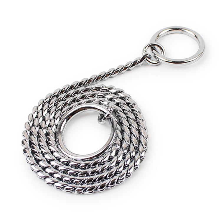 50cm x 4mm Pet P Chain Pet Collars Pet Neck Strap Dog Neckband Snake Chain Dog Chain Dog Collar, 50cm x 4mm