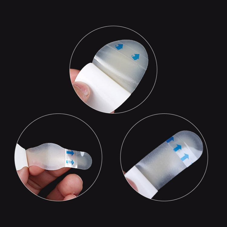 10 PCS Foot Care Skin Hydrogel Analgesic Plaster Blisters Slip Heel Protector Size: 17x60cm, Size: 17x60cm