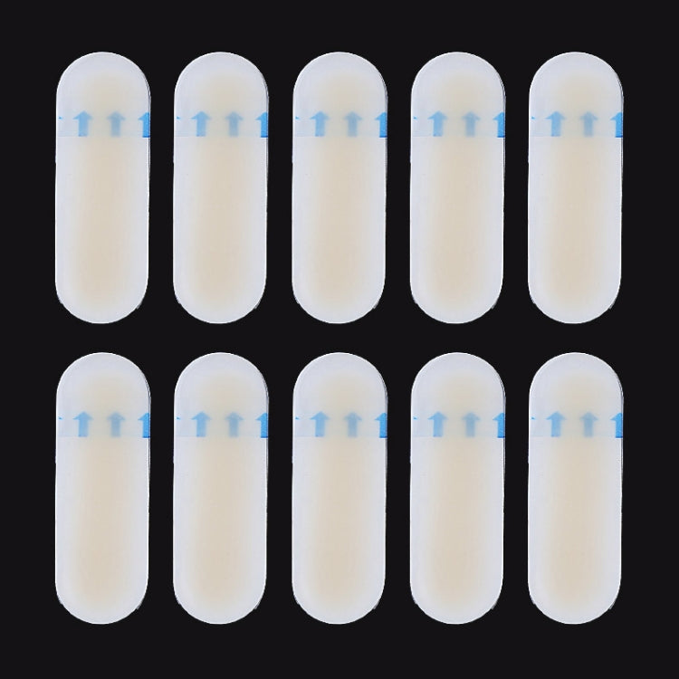 10 PCS Foot Care Skin Hydrogel Analgesic Plaster Blisters Slip Heel Protector Size: 20x60cm, Size: 20x60cm