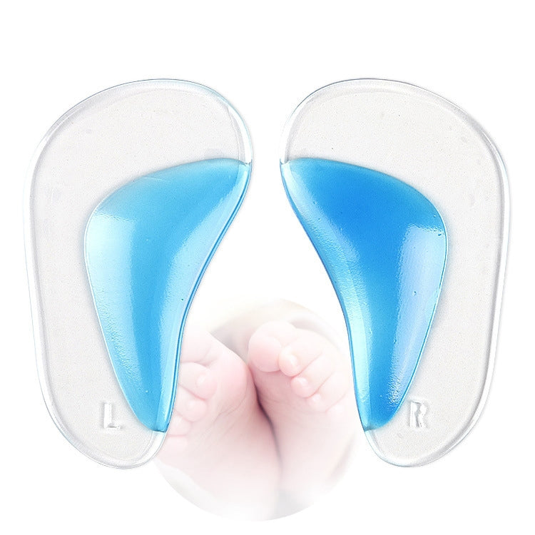 2 Pairs Kids Gel Insoles Orthopedic Arch Support Insoles for Child Shoes Flatfoot Corrector Pads Baby Toddler Insole, Size: S, Size: S