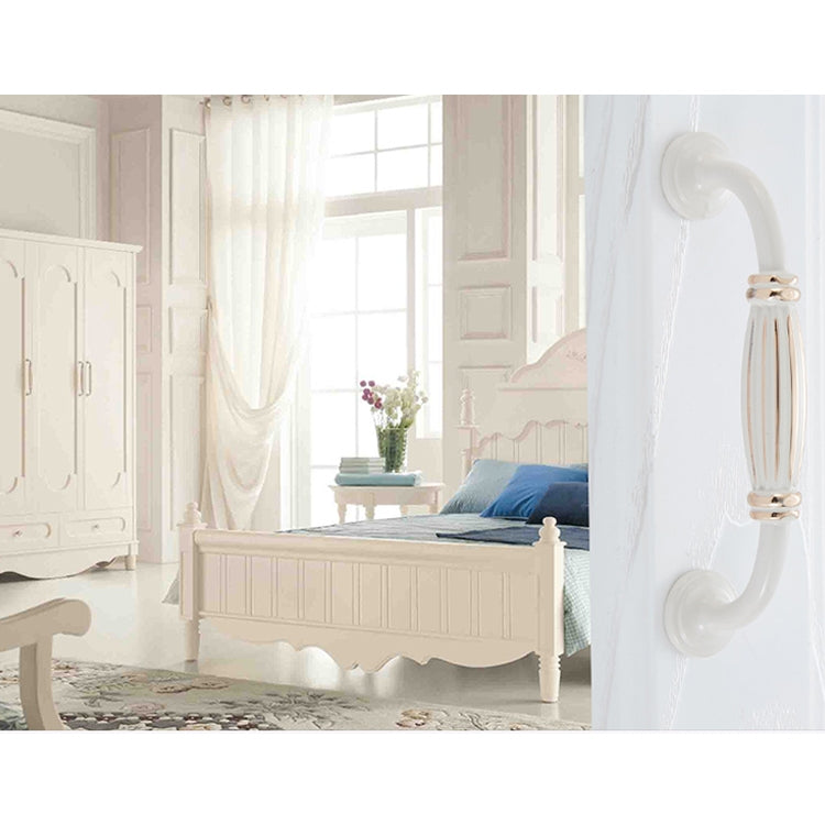 3 PCS 6569_128 Ivory Cabinet Wardrobe Handle, 6569_128