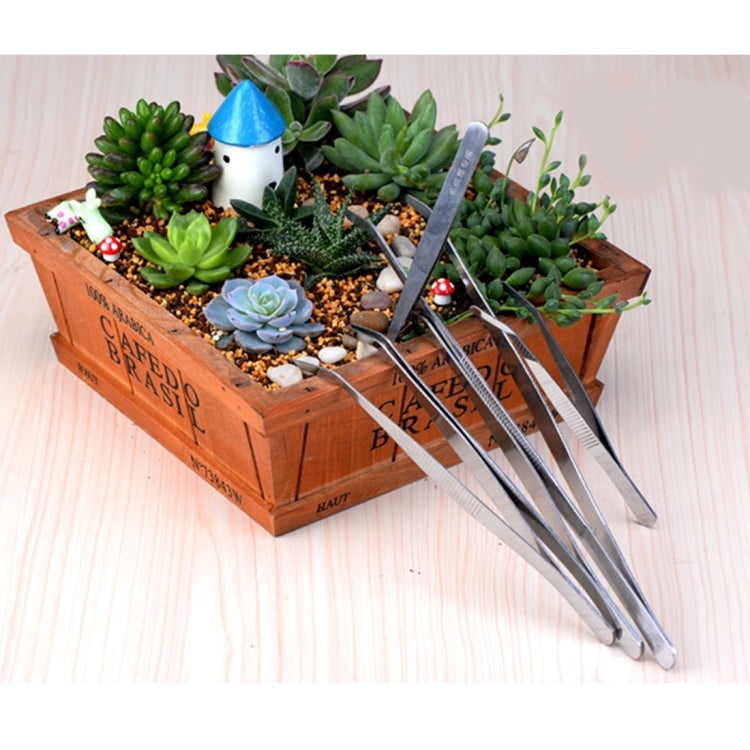 10 PCS Stainless Steel Plants Cleaner Tool Crooked Tweezer Plants Cleaning Tool Aquarium Maintenance Tools Marine Aquarium Live Plants Tweezers,Length:12cm, 12cm