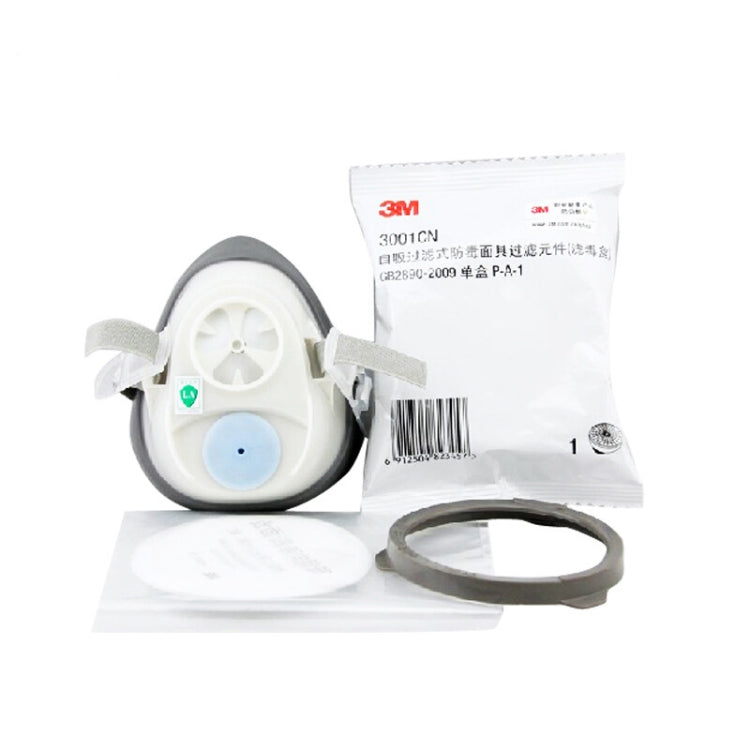 3M 1201 KN95 Dustproof Antivirus Head-mounted Mask Kits with Breathing Valve, 3M 1201 KN95