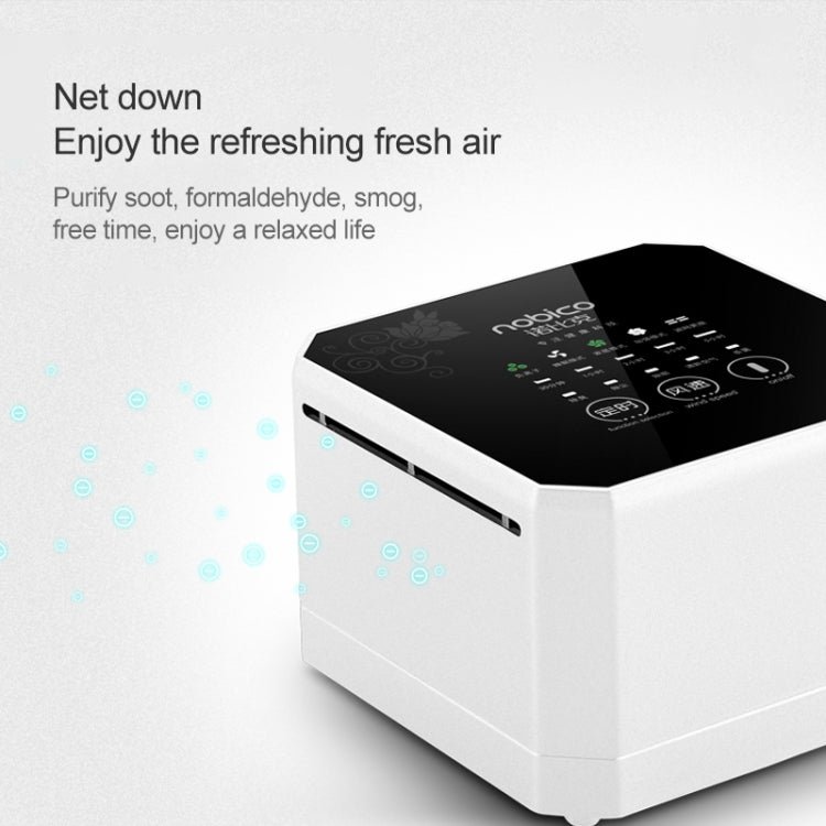 Nobico J008 Air Purifier Home Desktop Negative Ion Mini Purifier, J008 (White), J008