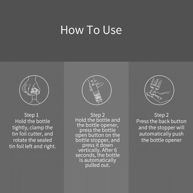 Original Xiaomi Youpin CIRCLE JOY Stainless Steel Dry Battery Electric Bottle Opener, Bottle Opener